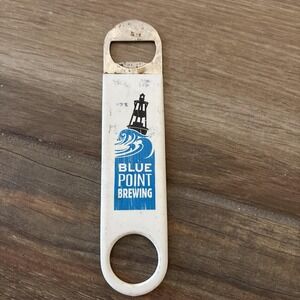Vtg Can Bottle Opener Blue‎ Point Advertising Brewery Company